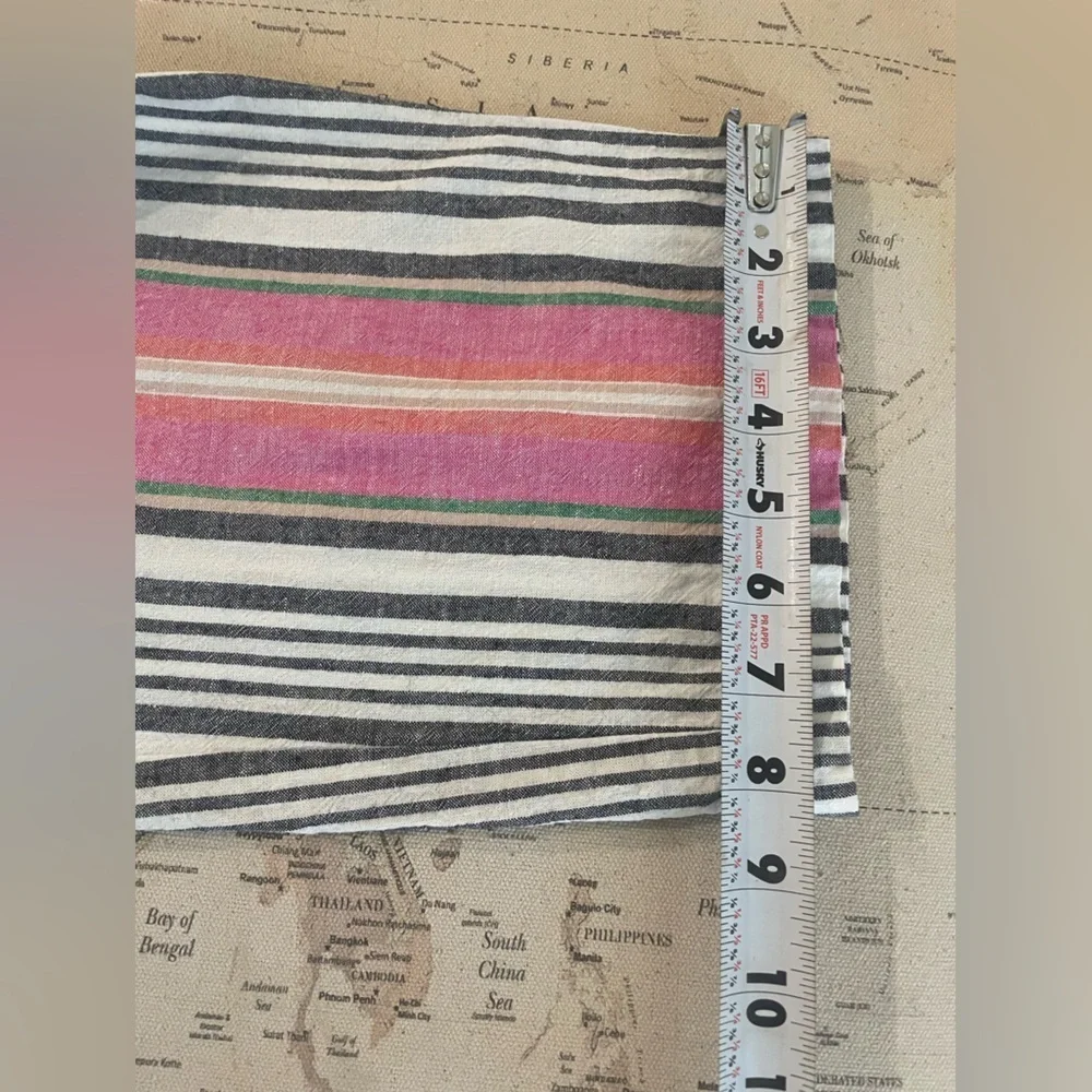 MR TURK Striped Linen Pants Size XXL - Picture 5 of 7